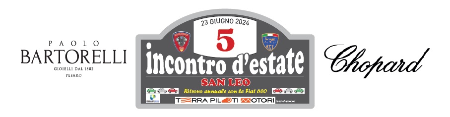 DOMENICA 23 GIUGNO 2024  – raduno ” INCONTRO D’ESTATE E RITROVO ANNUALE FIAT 600″
